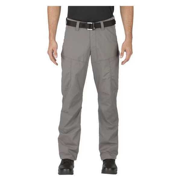 5.11 Men's Apex Pant, 38 in, Storm Gray, 67% Polyester/33% Cotton Flex-Tac Canvas - 74434ABR-092-38-36