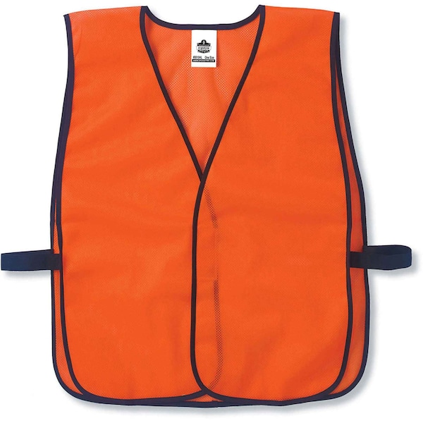Ergodyne Non-Certified Economy Vest, Orange - 8010HL