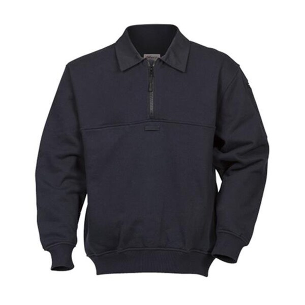 Elbeco Elbeco ELB-3732-M Shield Job Twill Collar Shirt; Navy - Medium - ELB-3732-M