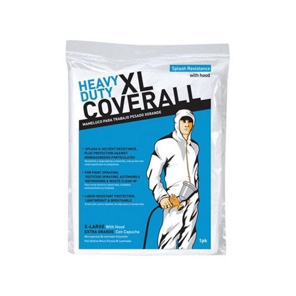 Trimaco Trimaco 09961/6 Extra Large White Heavy Duty Coveralls - 1509546