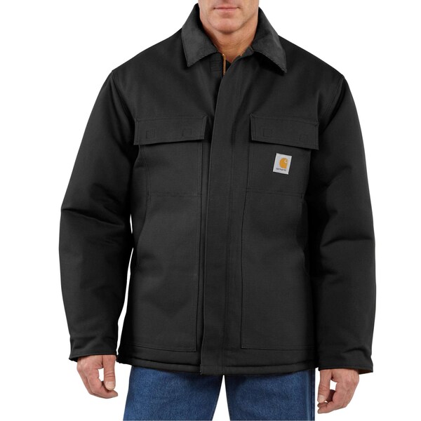 Carhartt OC0003 M LseFit FrmDck Ins Trdtnl Coat - C003-BLK