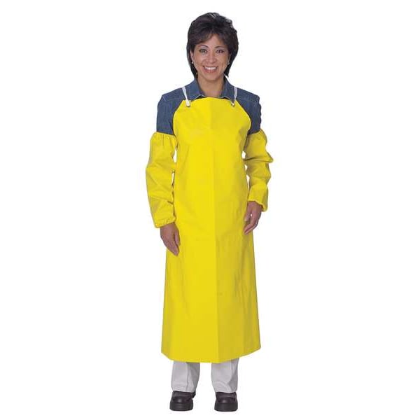 Ansell Bib Apron, Yellow, 45 In. L - 56-400
