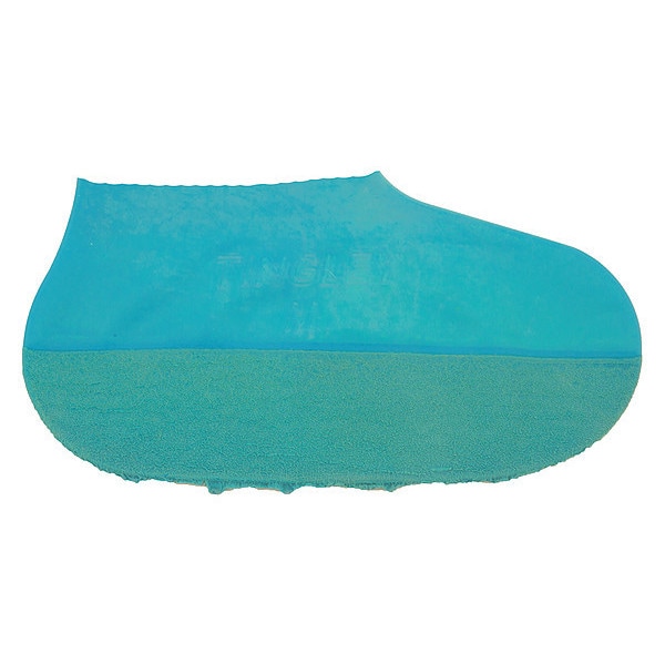 Tingley Disposable Shoe Cover, Natural Rubber Latex, Blue, , 11 - 6336
