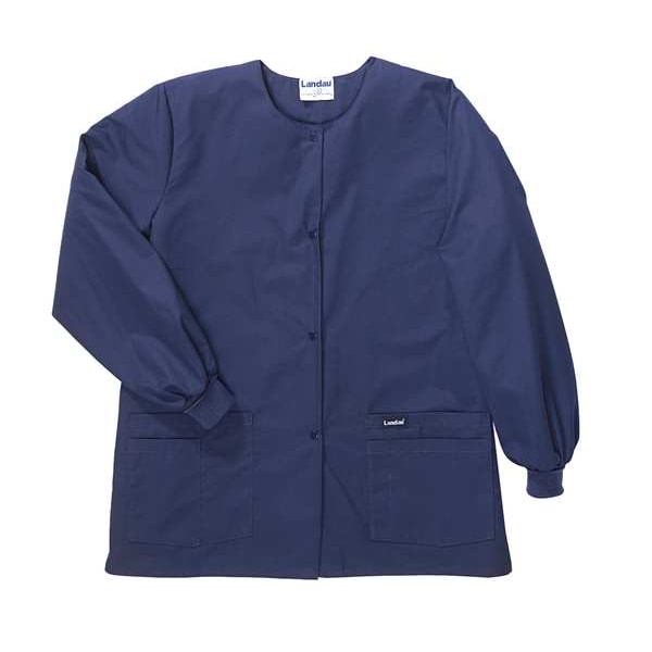 Landau Warm up Jacket, L, Navy, Womens - 7525BNPLRG