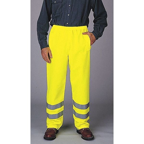 Occunomix Breathable Pants, High Visibility Yellow, Size 32 - LUX-TENBR-YL