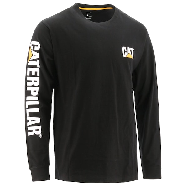 Cat Workwear Long Sleeve T-Shirt, 100% Cotton, XL - 1510034-016
