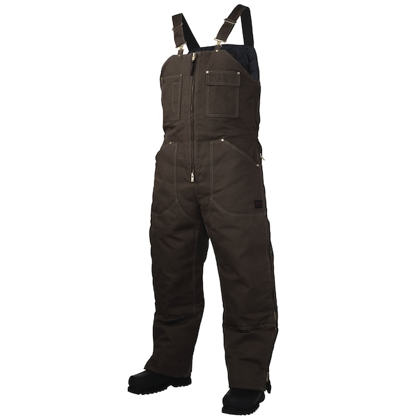 Tough Duck Insulated Bib Overall, WB031-DKBR-L - WB031