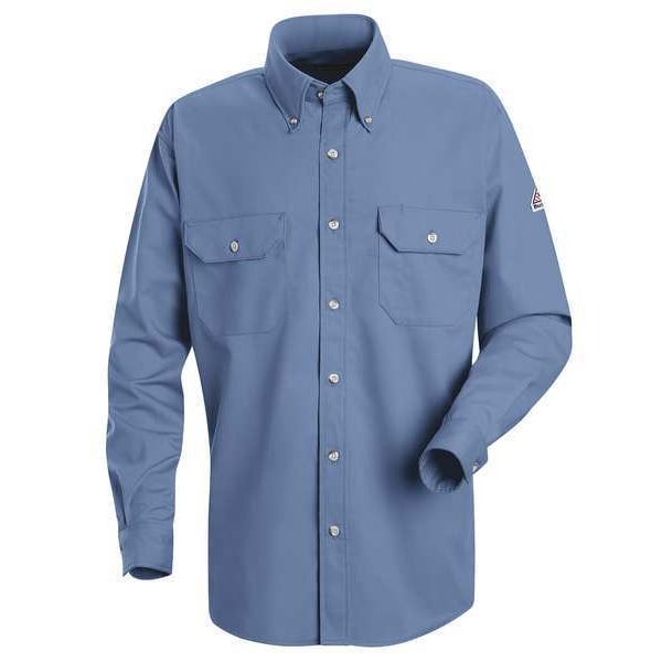 Bulwark Men's Flame-Resistant Collared Shirt, 9 cal/sq cm, XLT, CoolTouch 2 - SMU2LB LN XL