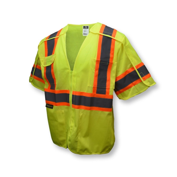 Radians Radians SV24-3 Type R Class 3 Breakaway Surveyor Vest - SV24-3GM-XL/2X