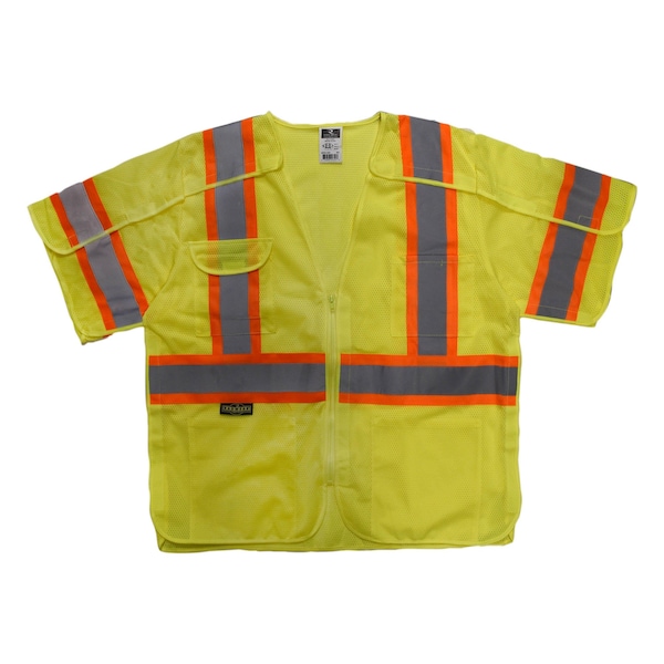 Radians Radians SV24-3 Type R Class 3 Breakaway Surveyor Vest - SV24-3GM-XL/2X