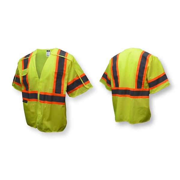 Radians Radians SV24-3 Type R Class 3 Breakaway Surveyor Vest - SV24-3GM-XL/2X