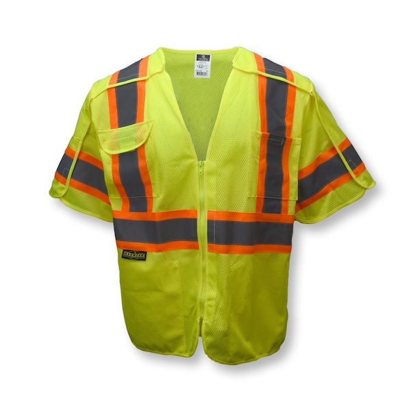 Radians Radians SV24-3 Type R Class 3 Breakaway Surveyor Vest - SV24-3GM-XL/2X