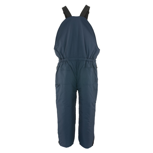 Refrigiwear Chillbreaker High Bib Overalls, 100% Polyester, Navy, M - 0485RNAVMED