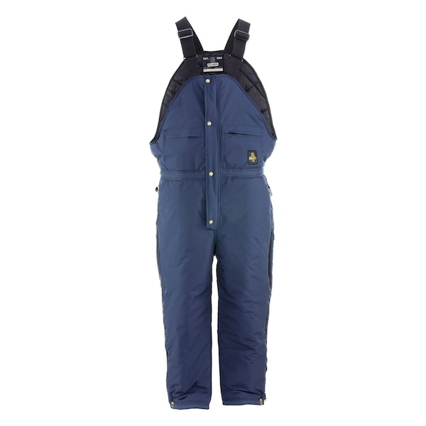 Refrigiwear Chillbreaker High Bib Overalls, 100% Polyester, Navy, M - 0485RNAVMED