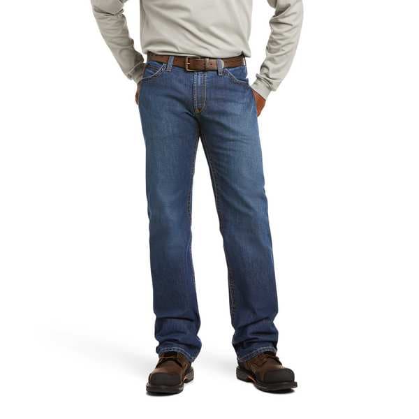 Ariat Men's Flame Resistant Pants, 20 cal/sq cm, XL 13 oz Denim - 10012552