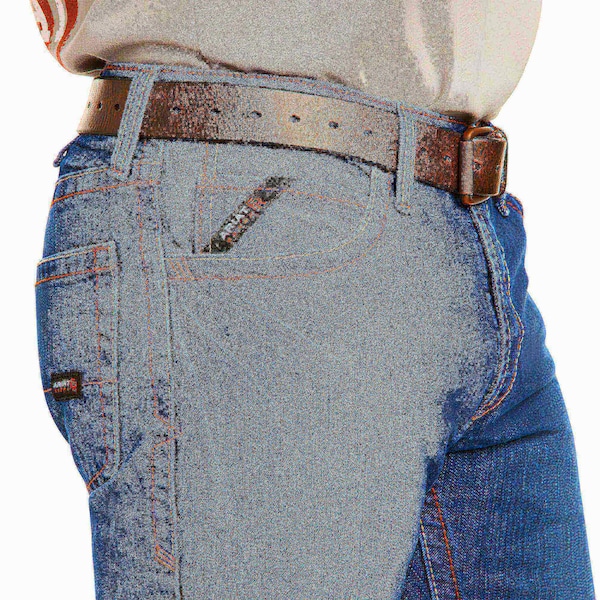 Ariat Men's Flame Resistant Pants, 20 cal/sq cm, XL 13 oz Denim - 10012552