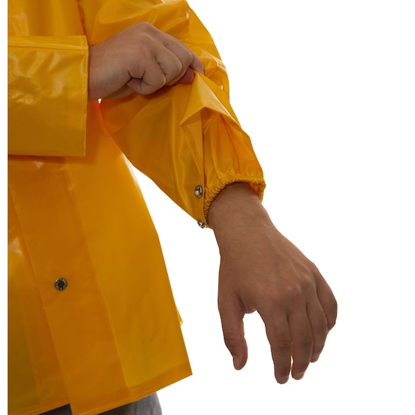 Tingley Rain Jacket, S, Ylw, Unisex, 0.25mm Thick - J22257