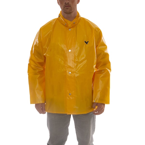 Tingley Rain Jacket, S, Ylw, Unisex, 0.25mm Thick - J22257