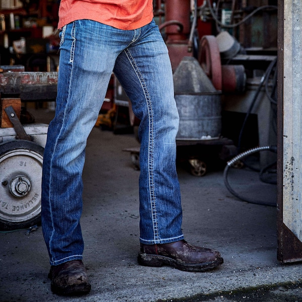 Ariat Men's Flame Resistant Pants, 14 cal/sq cm, L 11 oz Denim - 10023467