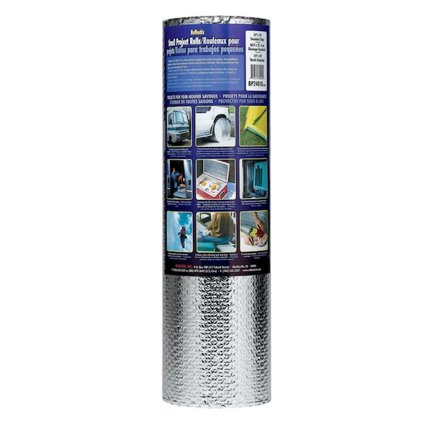 Reflectix Reflectix 24 in. W X 10 ft. L X 0.31 in. R-3.7 to R-21 Reflective Radiant Barrier Insulation Roll 20 - BP24010