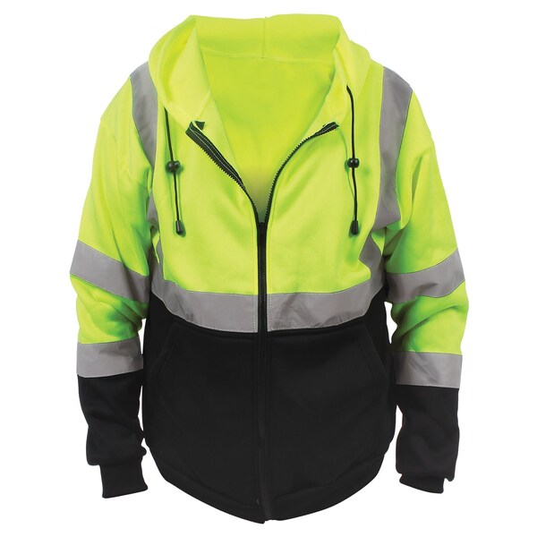 Viswerx Hi-Vis Full Zip Hoodie - ANSI CL2 2XL - 127-22045