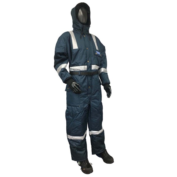Polar Plus Men's Insulated Coverall, Navy, XL-Tall - 22013-TXLG