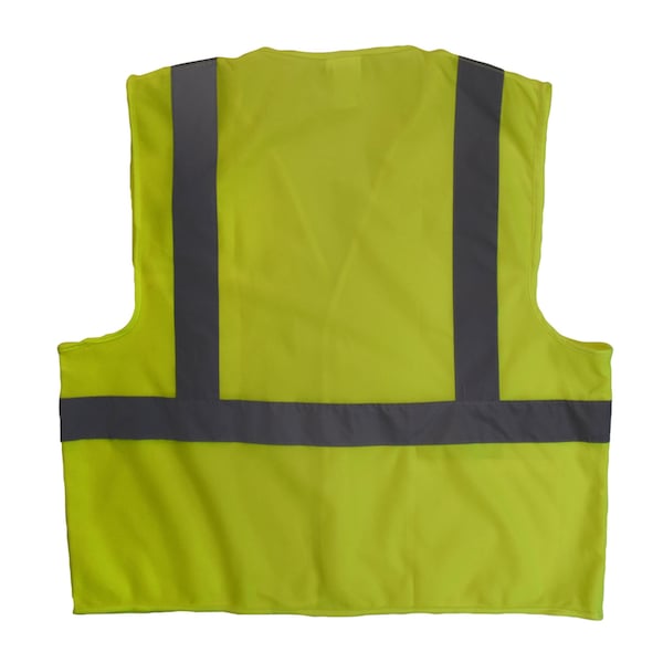 Radians Hi-Vis Economy Safety Vest L Class 2 U-Block Back, , Hook & Loop - SV2GSL