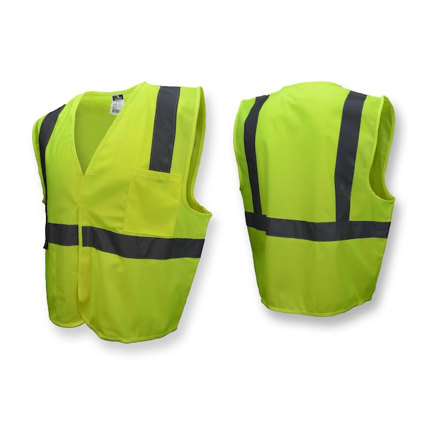 Radians Hi-Vis Economy Safety Vest L Class 2 U-Block Back, , Hook & Loop - SV2GSL