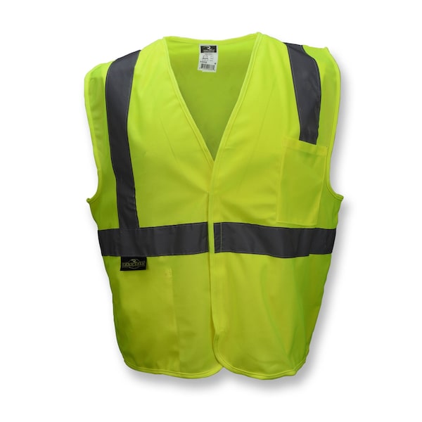 Radians Hi-Vis Economy Safety Vest L Class 2 U-Block Back, , Hook & Loop - SV2GSL