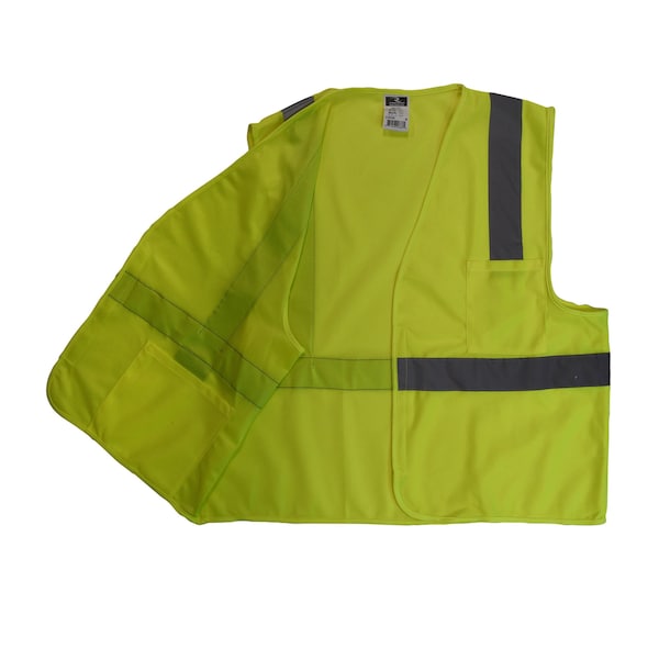 Radians Hi-Vis Economy Safety Vest L Class 2 U-Block Back, , Hook & Loop - SV2GSL