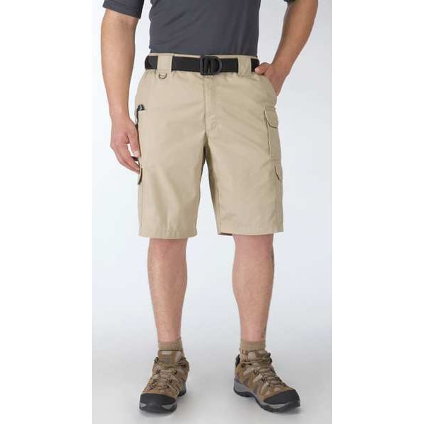 5.11 Men's Taclite Pro 11" Ripstop Short, 42, Khaki, 35% Cotton Ripstop, 65% Polyester - 73308ABR-162-42-R