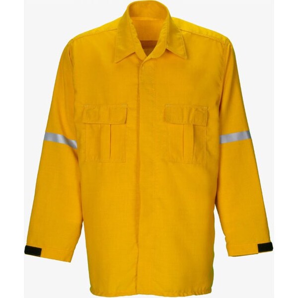 Lakeland Fire Shirt, Yellow, Reflective Material, L - WLSHTS26-L
