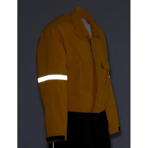 Lakeland Fire Shirt, Yellow, Reflective Material, L - WLSHTS26-L