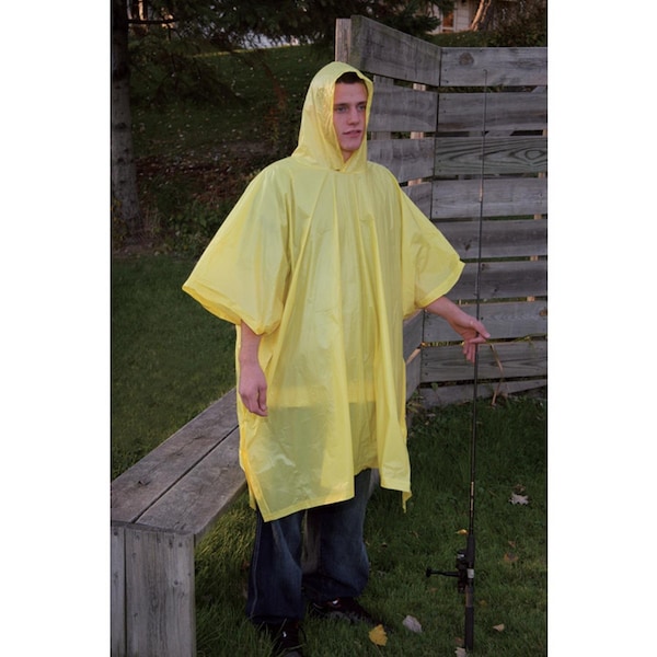 Boulder Creek Boulder Creek Yellow Vinyl Rain Poncho - 60110-CM