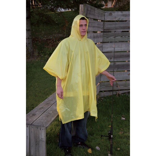 Boulder Creek Boulder Creek Yellow Vinyl Rain Poncho - 60110-CM