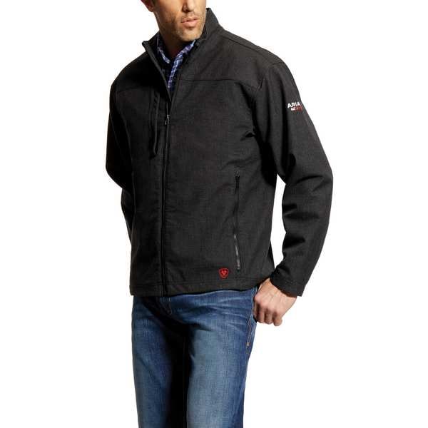 Ariat FR Softshell Jacket, 35.4 cal/sq cm, 2XL, 13 oz Zipper Closure - 10024027