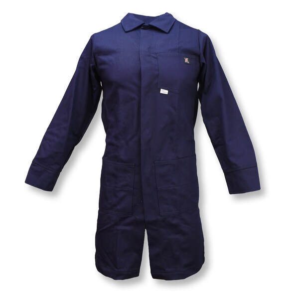 Neese Coat, 9 oz Indura Cotton FR Fabric, 3 Pockets, Snap-Up Front Closure with Covered Snaps - VI9LCNV-3X