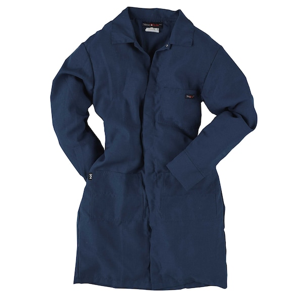 Neese Coat, 9 oz Indura Cotton FR Fabric, 3 Pockets, Snap-Up Front Closure with Covered Snaps - VI9LCNV-3X