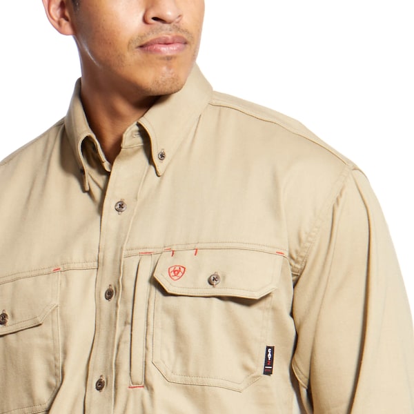 Ariat Men's Flame-Resistant Shirt, 8.9 cal/sq cm, XL, Cotton - 10025402