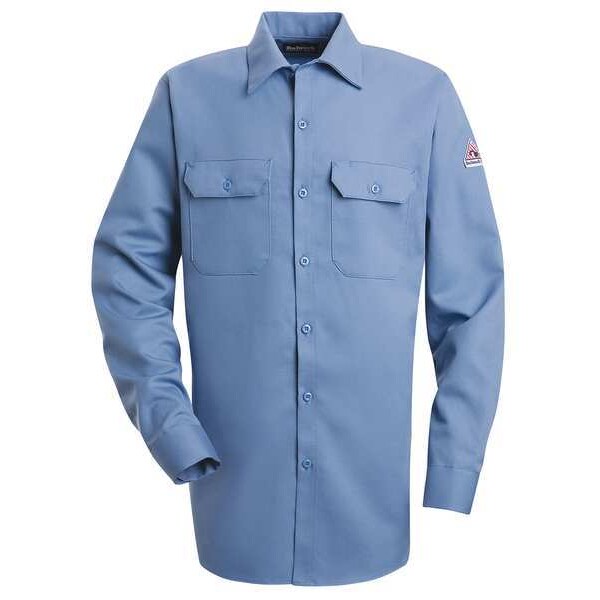 Bulwark Men's Flame-Resistant Collared Shirt, 8.6 cal/sq cm, 2XLT, ComforTouch(R) - SLW2LB LN XXL