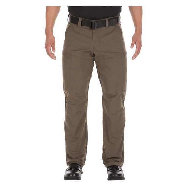 5.11 Men's Tactical Pants, 34 in, Tundra, 67% Polyester/33% Cotton Flex-Tac Canvas - 74434