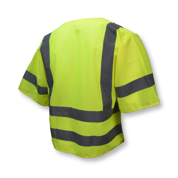 Radians Hi-Vis Safety Vest w/Sleeves M Class 3 , Zipper 6 Pockets - SV83GMM