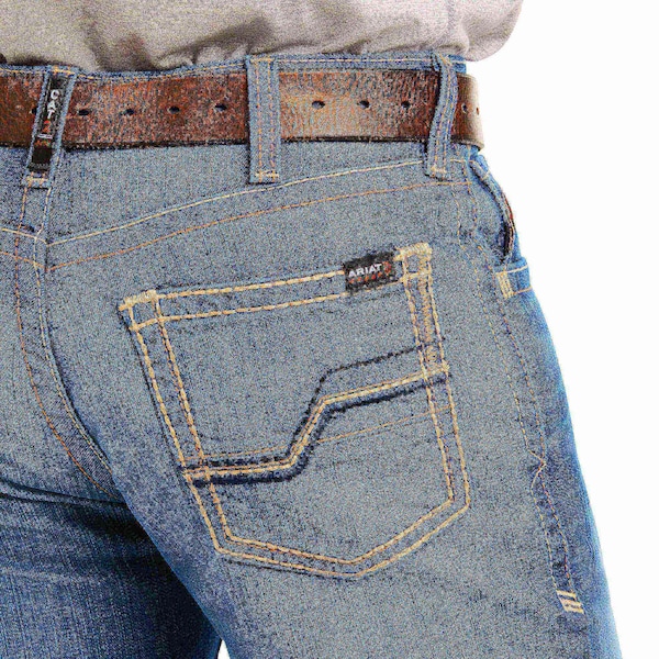 Ariat Men's Flame Resistant Pants, 20 cal/sq cm, M 13 oz Denim - 10026004