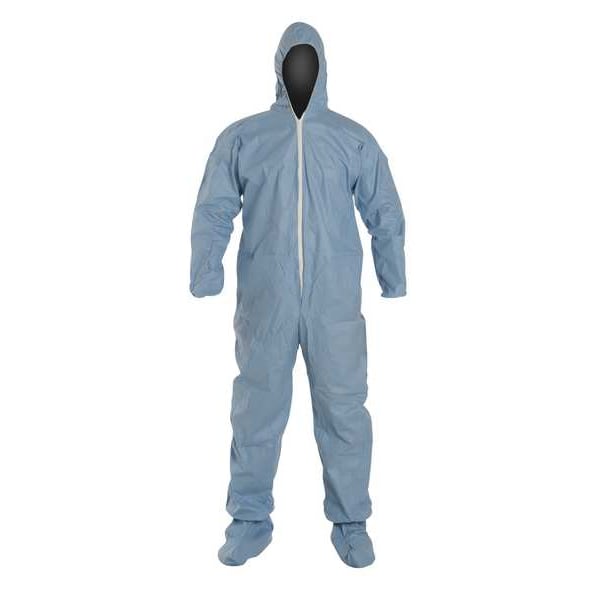 Dupont Coveralls, MD, 28 in Inseam, ProShield(R) 6 SFR, Zipper - TM122SBUMD002500