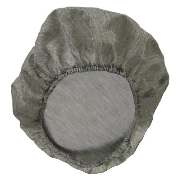 National Safety Apparel Hairnet, Nomex, 11 in Dia., Gray, Universal - H01NYHN