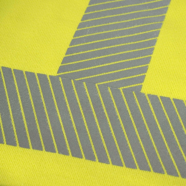 Oberon Hi-Vis 100% FR/Arc-Rated Heavyweight 12 oz Hoodie, Pullover, Black Bottom, Hi-Vis Yellow, XL - ZFC106-XL