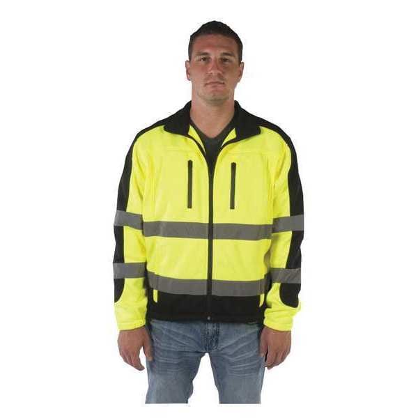 Utility Pro Hi-Vis Jacket, Teflon Fabric, Hi-Viz Yellow, 3XL - UHV427X-3XL