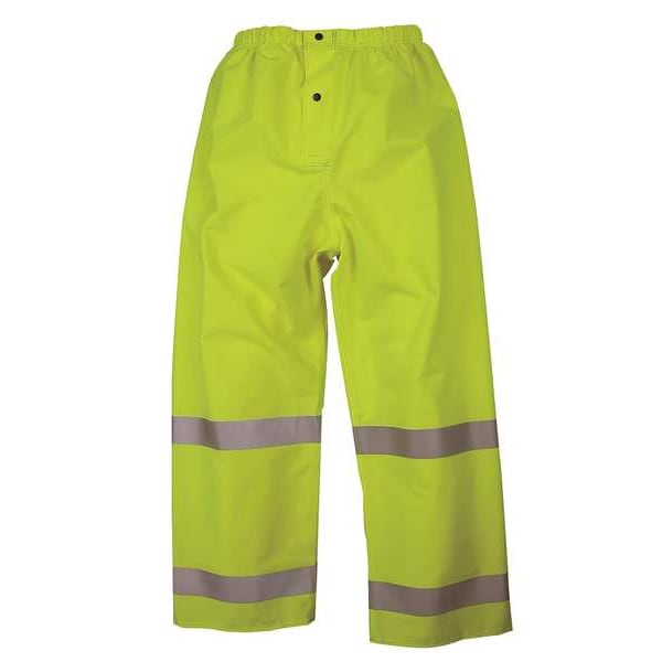 Nasco Rain Pants, Hi-Vis Yellow/Green, XL - 101PFYX