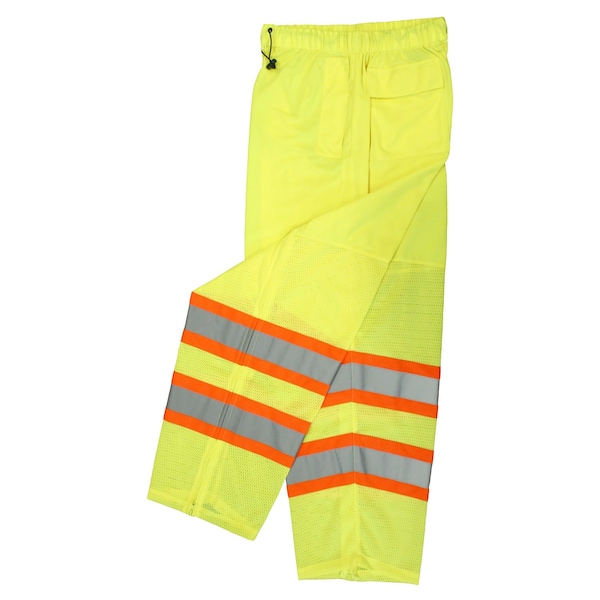 Radians Radians SP61 Class E Surveyor Safety Pan, 100% Polyester Mesh and 100% Polyester Tricot, 5X-6X - SP61-EPGS-5X6X