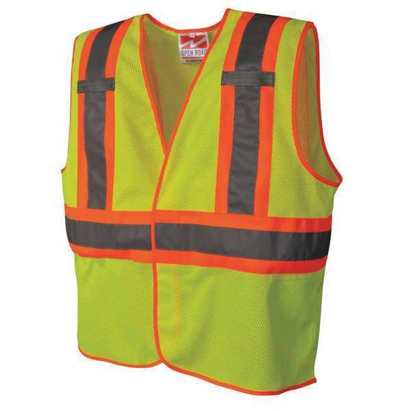 Viking Hi Vis Vest, Class 2, 4XL/5XL, Lime - U6110G-4XL/5XL
